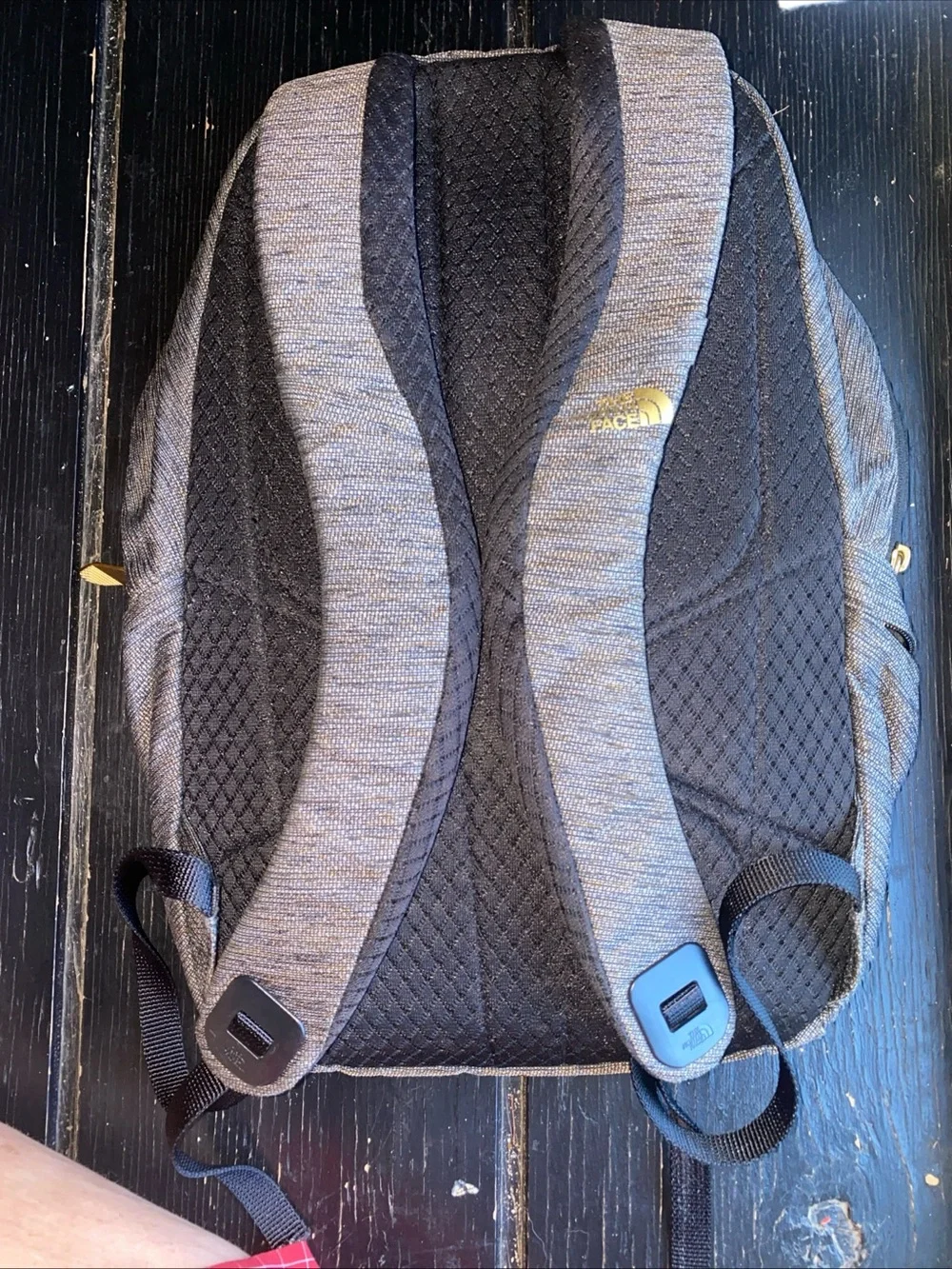 The North Face Gray and Black Men's Backpack